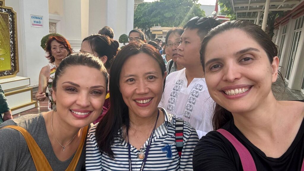 Private Bangkok city tour with guide Kanny – Kathleen B. enjoying a day of sightseeing in Thailand